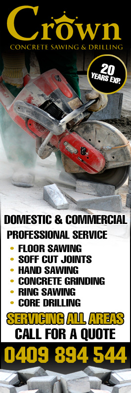 Crown Concrete Sawing & Drilling - Promotion