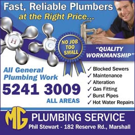 MG Plumbing Services - Promotion