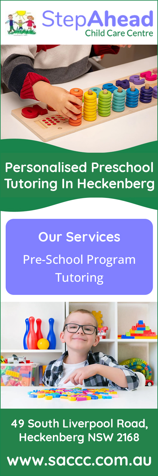 STEP AHEAD CHILD CARE CENTRE - Promotion