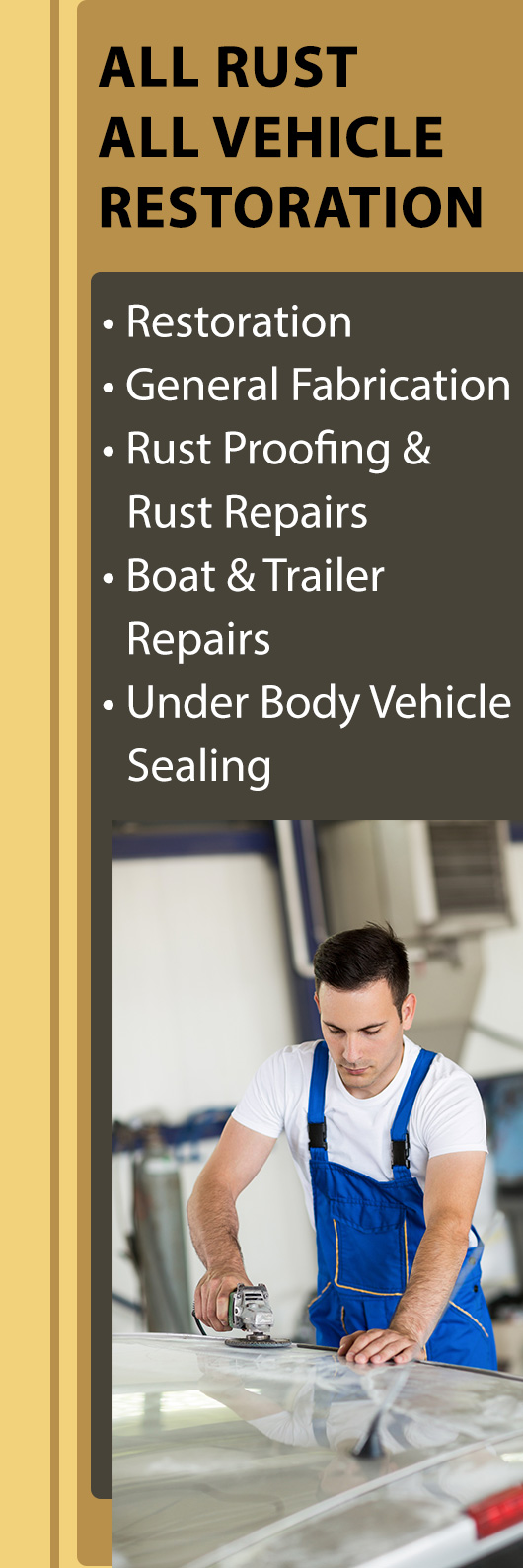 All Rust All Vehicle Restoration Panel Beater Urraween Yellow Pages®