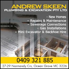 Andrew Skeen Plumbing & Excavation Pty Ltd - Promotion