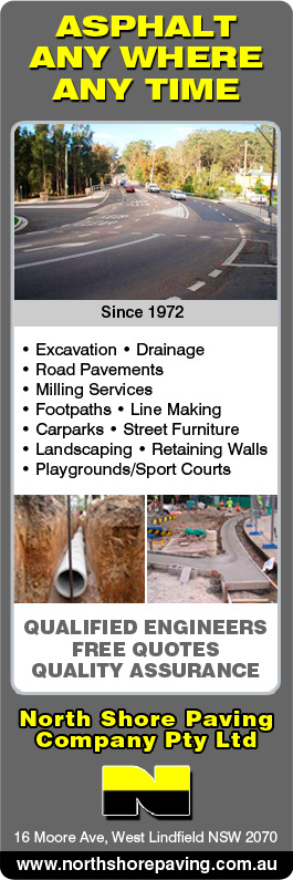 North Shore Paving Co Pty Ltd - Promotion