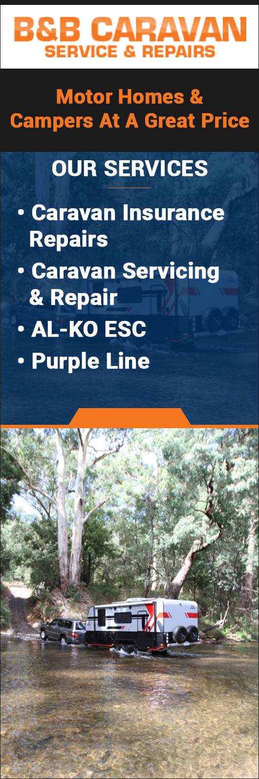 B & B Caravan Service & Repairs Caravan & Camper Trailer Repairs 24 Johnstone Rd, Brendale QLD