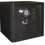 Full Carpet Lined / Fire lined. 1/hr Fire Protection. With Anti-Pry Technology, Door Slides To Open (Swing-N-Slide)
