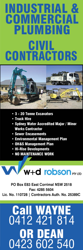 W & D Robson PTY LTD - Promotion