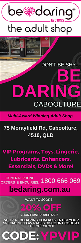Be Daring The Adult Shop - Promotion