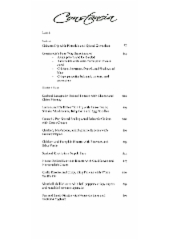 Sample Lunch Menu