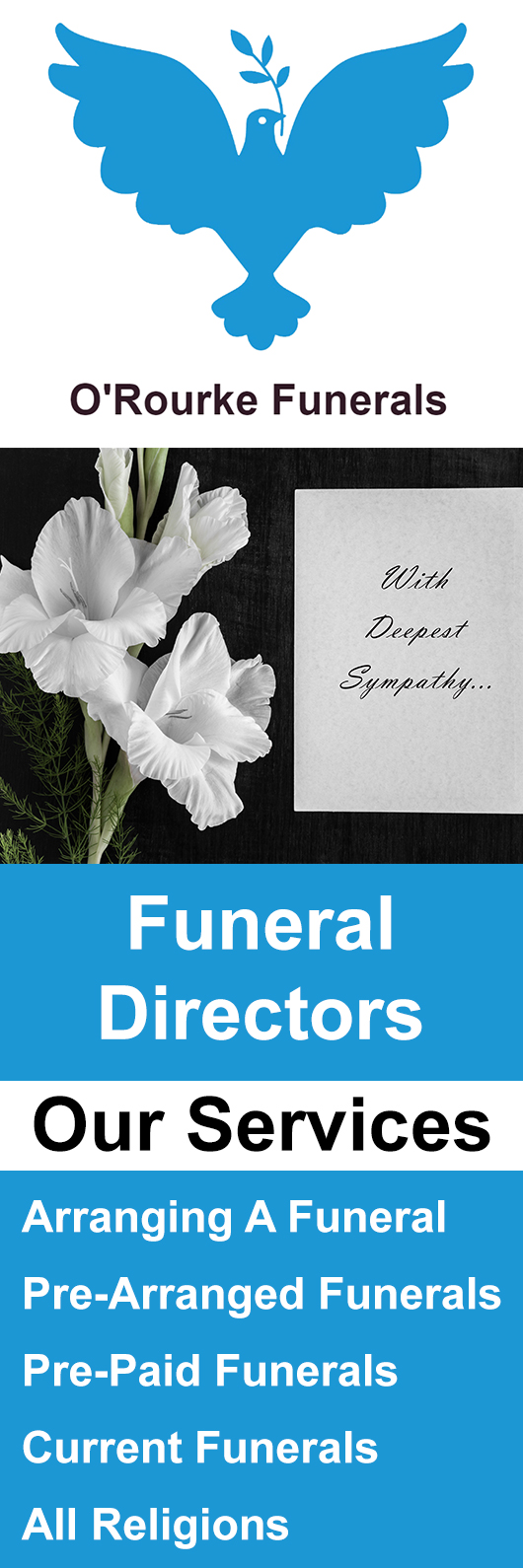 M.H. O'Rourke Funerals Funeral Directors 113 Crawford Street