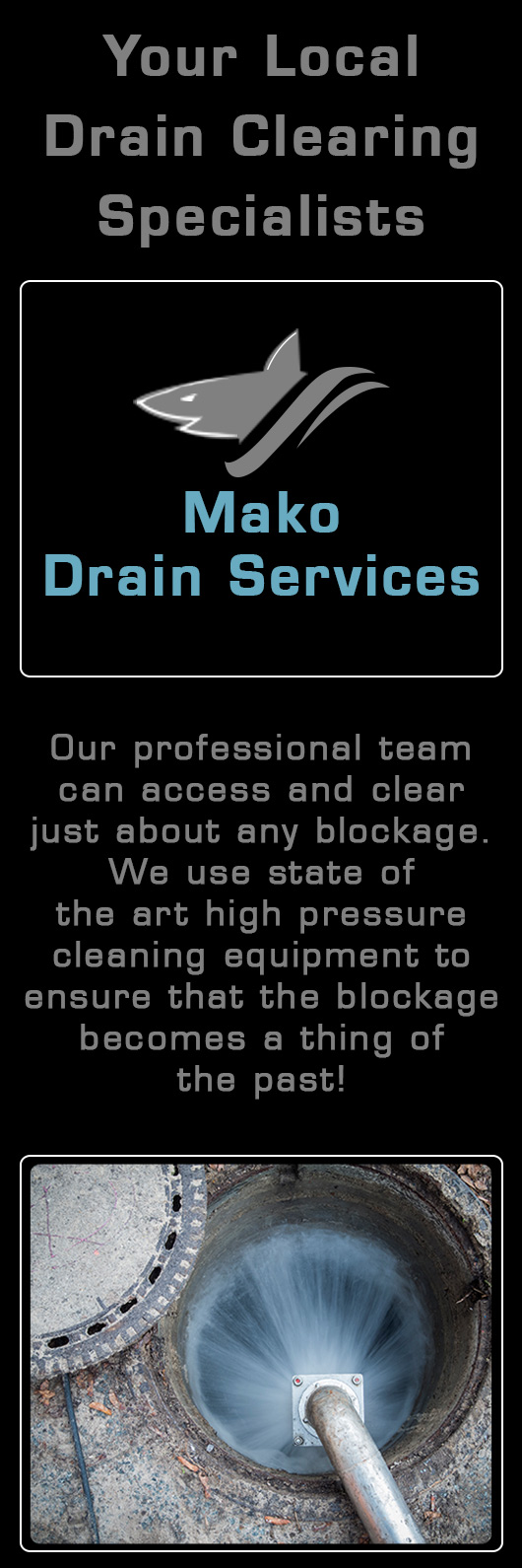 Mako Drain Services - Promotion