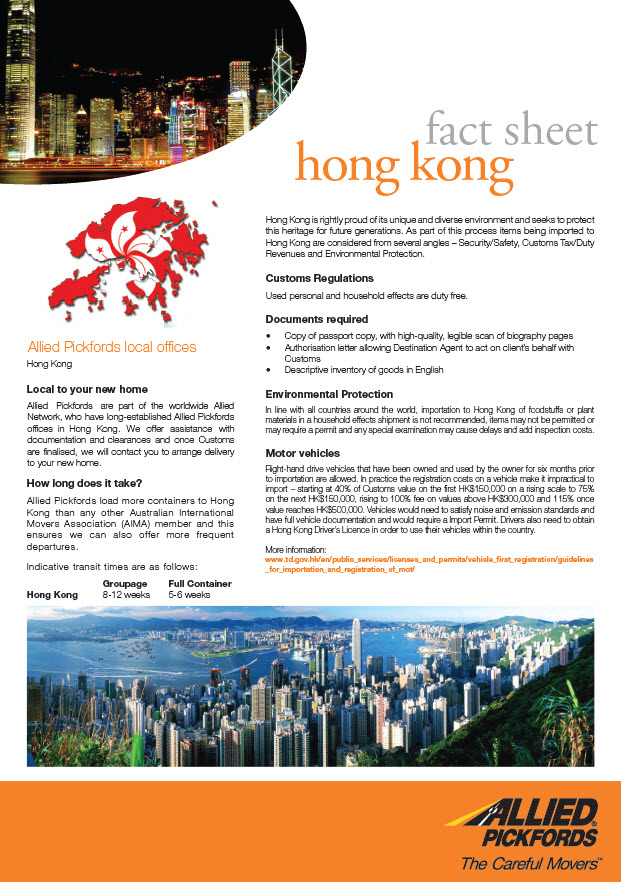 Hong Kong Fact Sheet