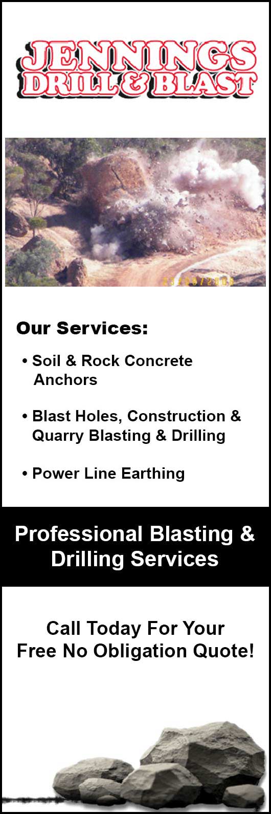 Jennings Drill & Blast Pty Ltd - Promotion
