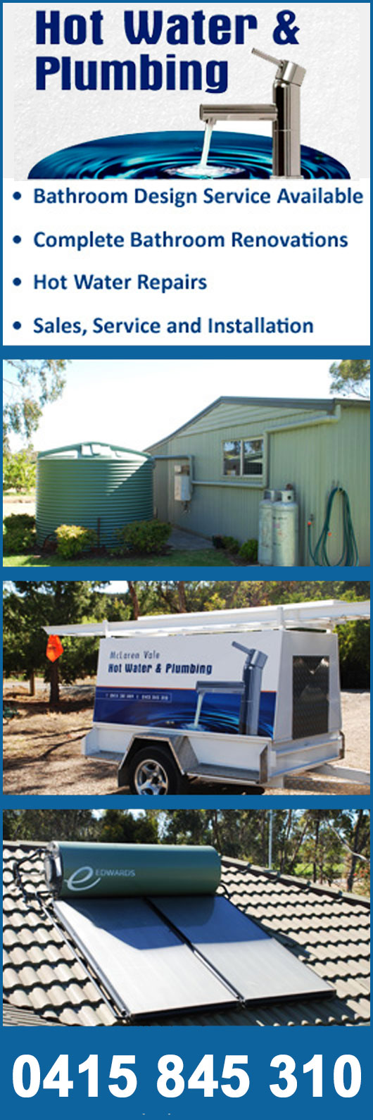Happy Valley Hot Water And Plumbing - Promotion