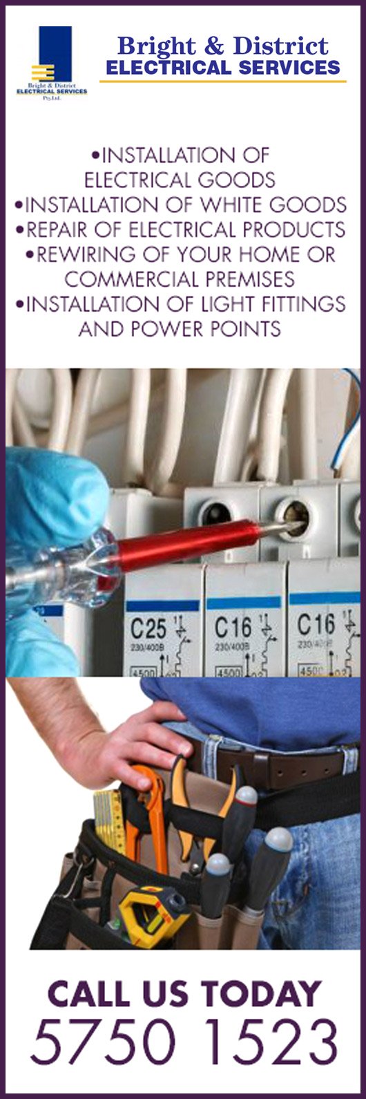 Bright & District Electrical Services Pty Ltd Electricians