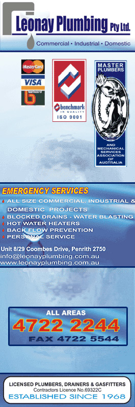 Leonay Plumbing - Promotion