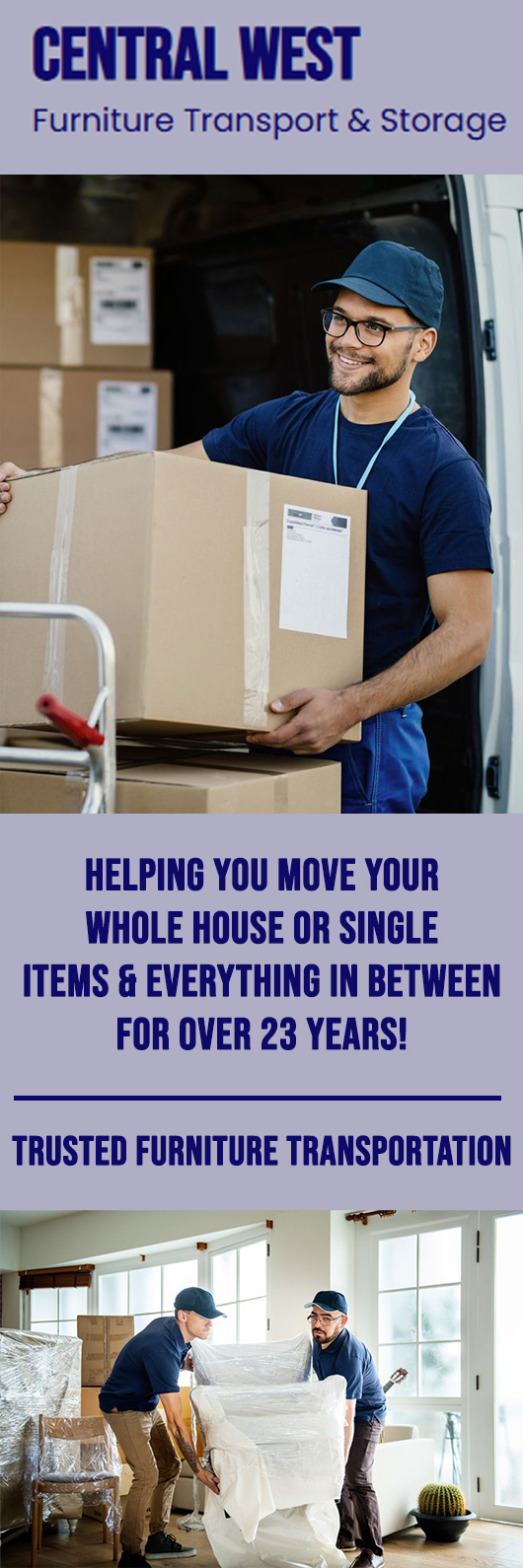 Central West Furniture Transport & Storage - Promotion
