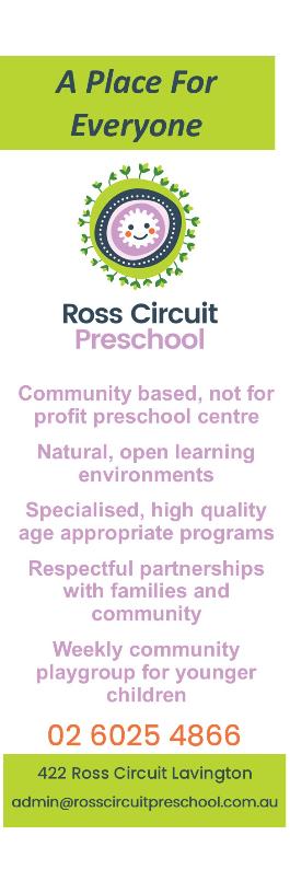 Ross Circuit Pre-School - Promotion