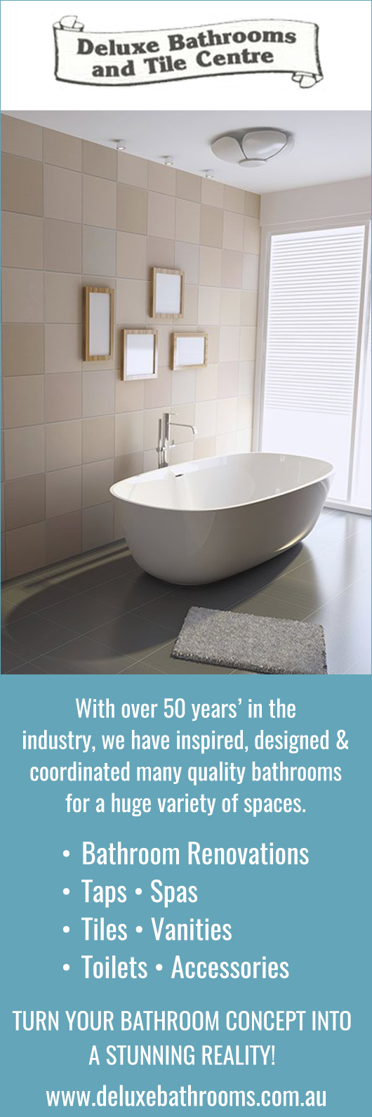 Deluxe Bathrooms & Tile Centre - Promotion