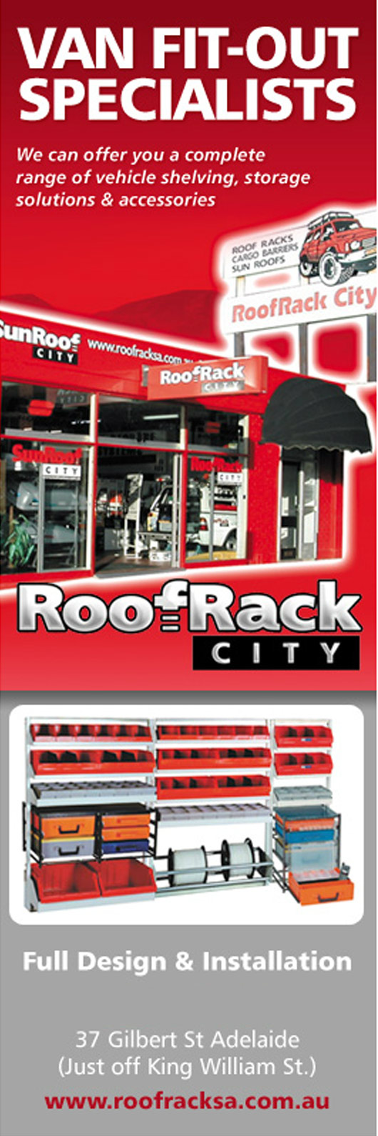Roof Rack City Shelving Solutions Adelaide Yellow Pages®