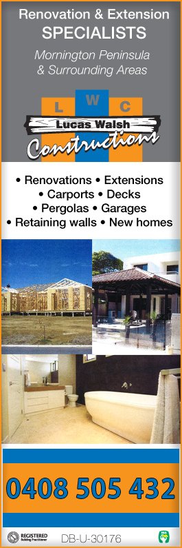 Lucas Walsh Constructions - Promotion
