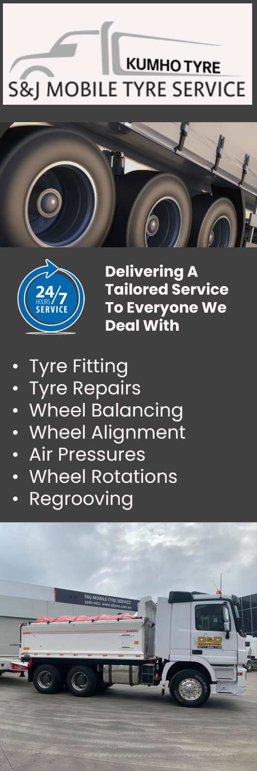 S & J Mobile Tyre Service Pty Ltd - Promotion