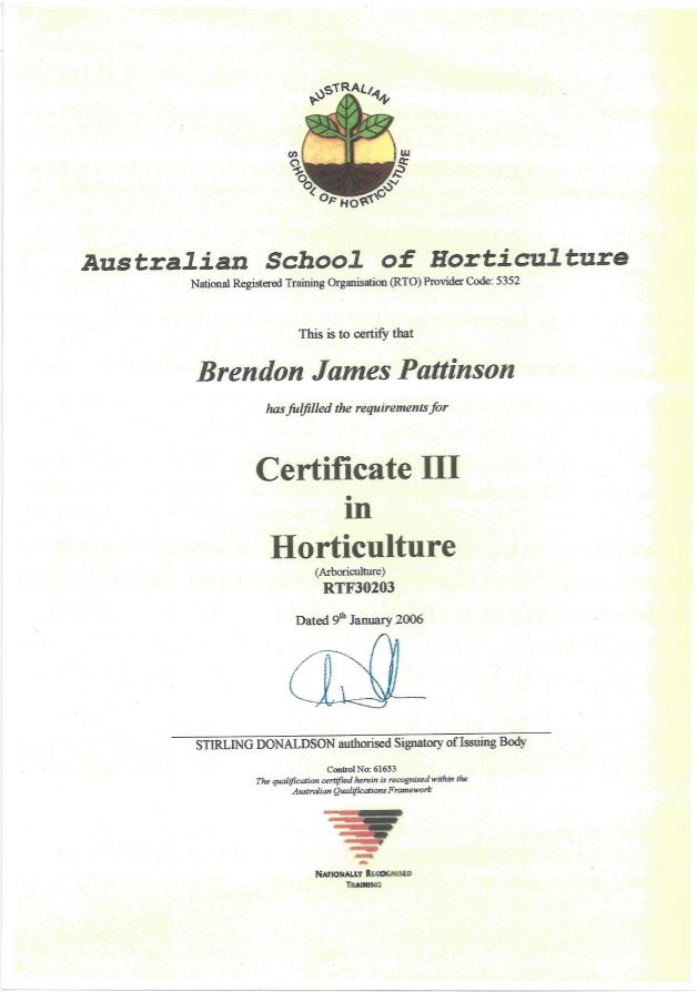 Certificate III in Horticulture