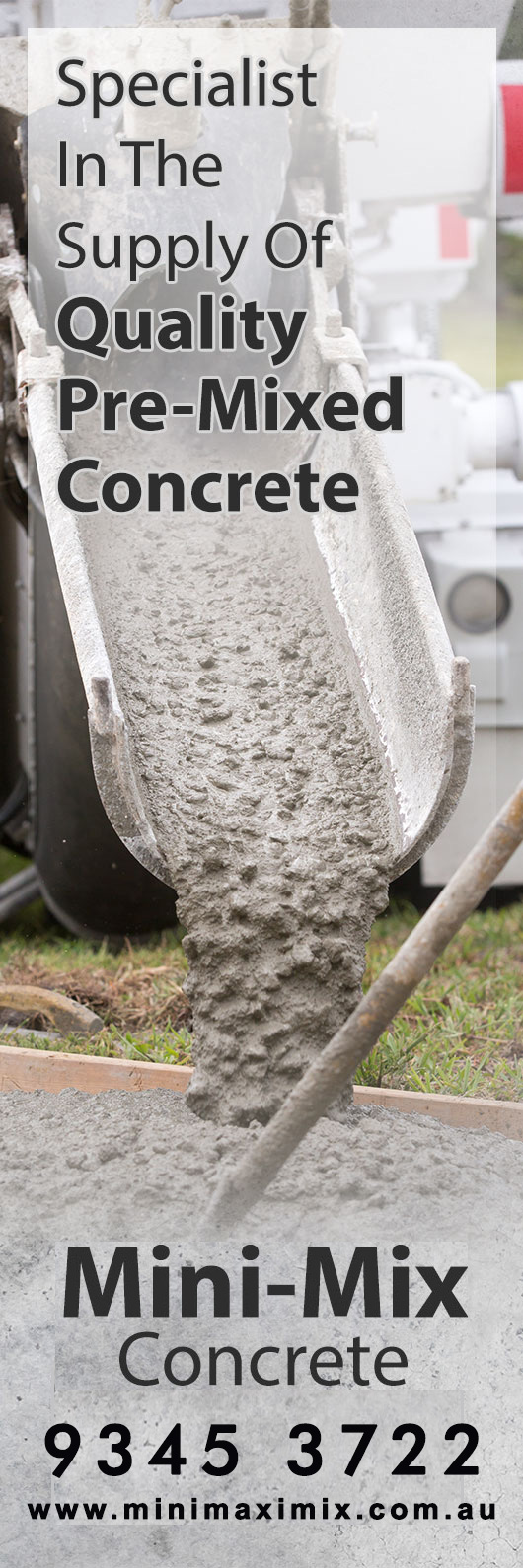 MiniMix Concrete Ready Mix Concrete 9 Macadam Pl Balcatta