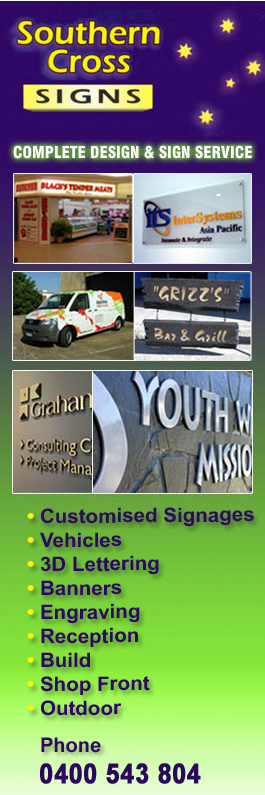 Southern Cross Signs - Promotion