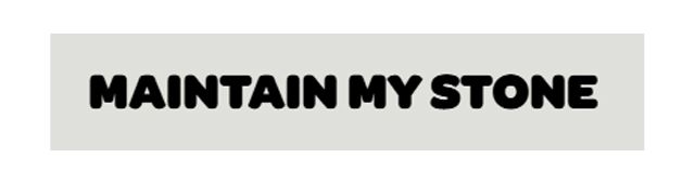 Maintain My Stone - logo