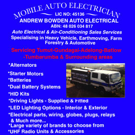 Andrew Bowden Auto Electrical - Promotion