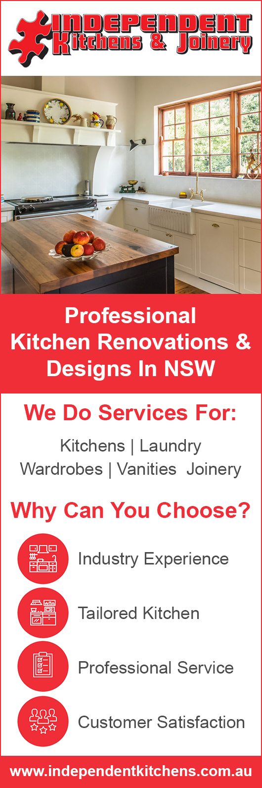 Independent Kitchens & Joinery - Promotion
