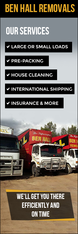 Ben Hall Removals & Storage - Promotion