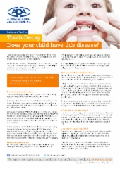 Babies and Toddlers Tooth Decay