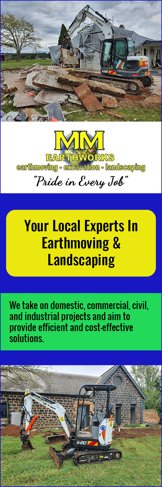 M&M Earthworks - Promotion