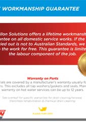 Lifetime Workmanship Guarantee