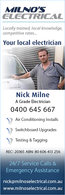 Milno's Electrical - Promotion