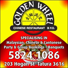Tatura Golden Wheel Chinese Restaurant - Promotion