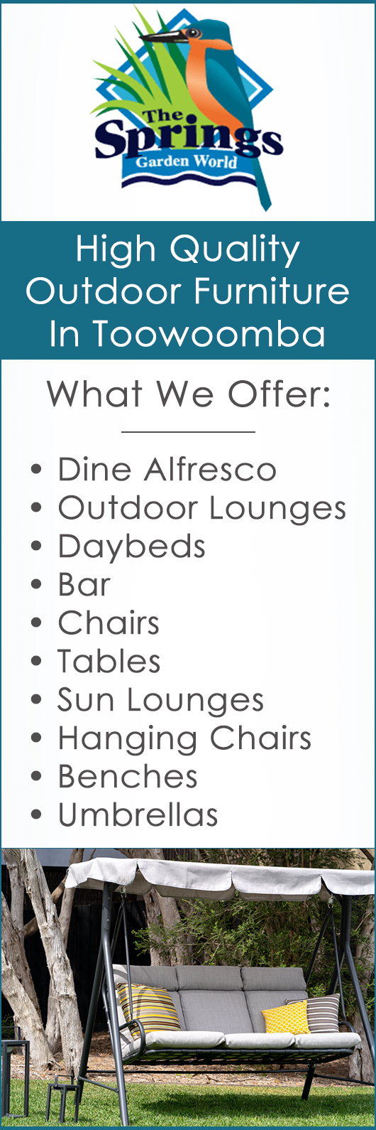 The Springs Garden World Outdoor Furniture Outdoor Furniture