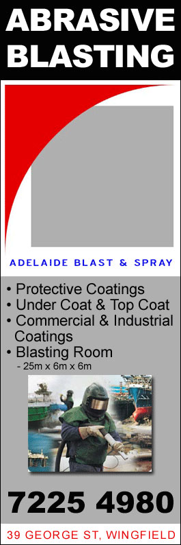 Adelaide Blast & Spray - Abrasive Blasting - 39 George St ...