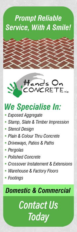 Hands on Concrete Vic - Promotion