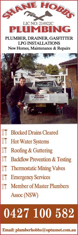 Shane Hobbs Plumbing - Promotion