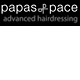 Papas and Pace - Advanced Hairdressing - logo