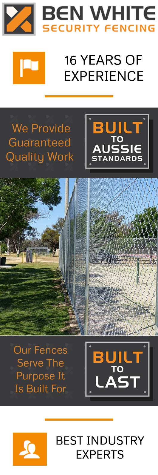 Ben White Security Fencing Fencing Contractor Wodonga Yellow Pages®