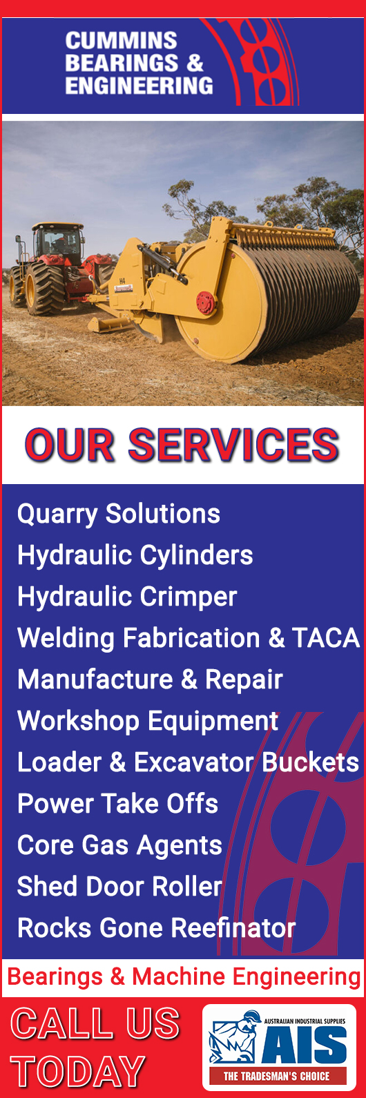 Cummins Bearings & Engineering - Promotion