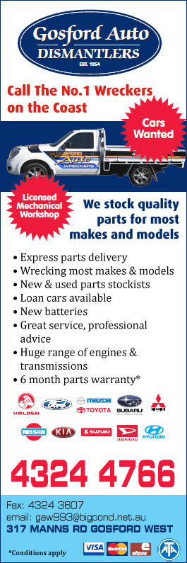 Gosford Auto Dismantlers - Promotion
