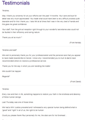 Testimonials 1