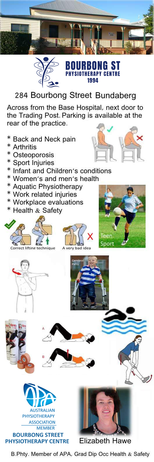 Bourbong Street Physiotherapy Centre - Promotion