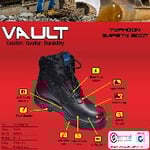 Cyclone Side Zipper Vault Safety Boot
