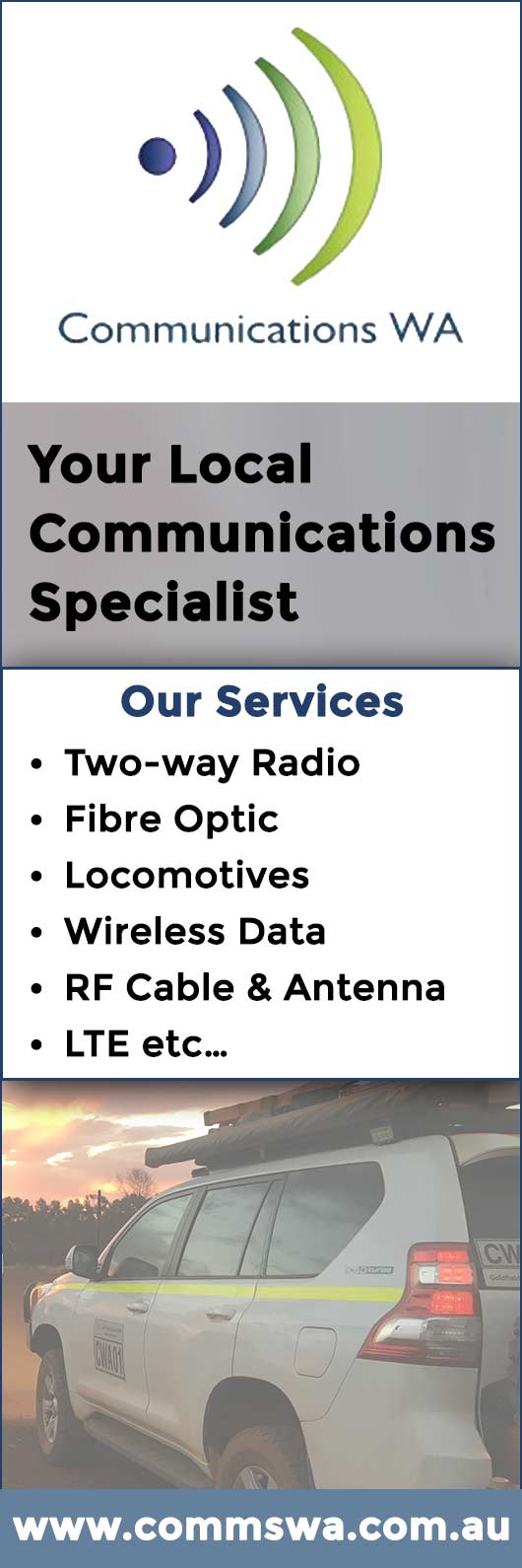 Communications WA Pty Ltd Fibre Optics Port Hedland Yellow Pages®
