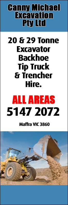 Canny Michael Excavation Pty Ltd - Promotion