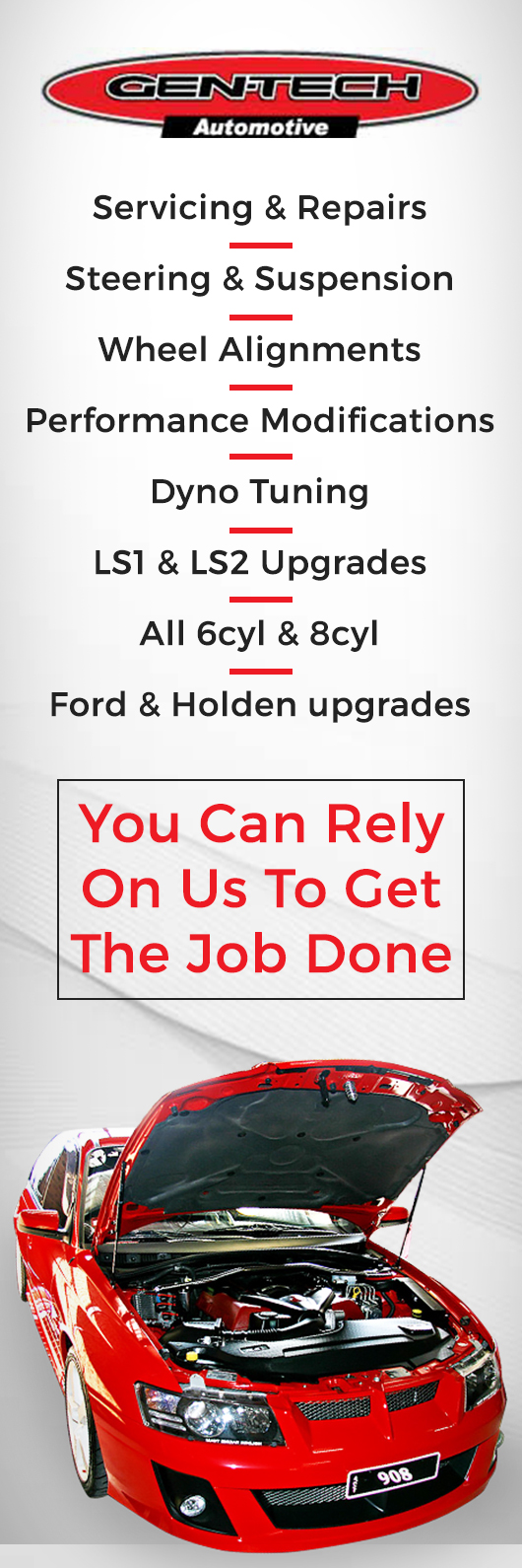 GenTech Automotive & Performance Centre Mechanic 3 / 34 Hoskins St